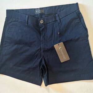 Tailored Athlete Navy Blue Shorts, 34 in waist, 5 in inseam, NWT